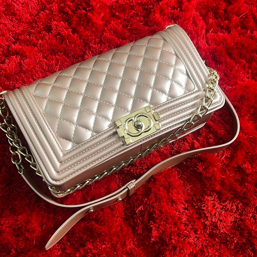 Mauve crossbody bag